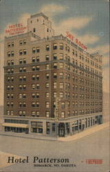 Hotel Patterson, Bismarck, ND Postcard