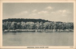 Greetings from Napier Lake Postcard