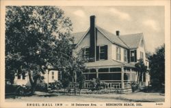 Engel-Hall Inn, Rehoboth Beach, DE Postcard