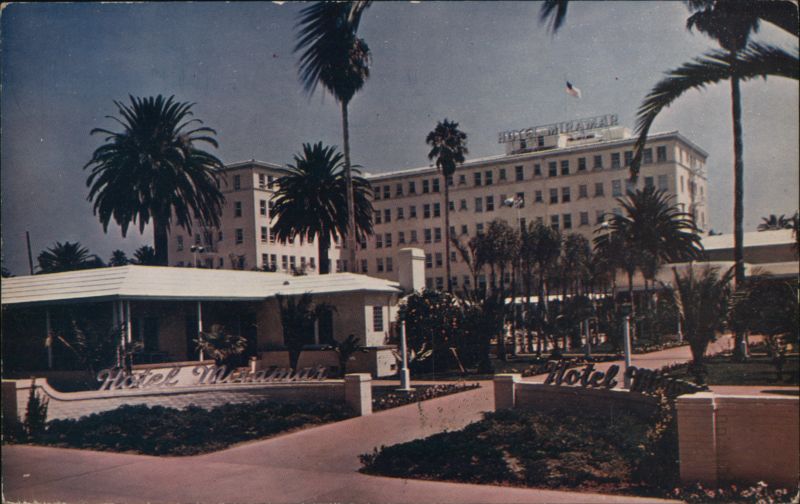 Hotel Miramar and Palm Trees, Santa Monica, CA California