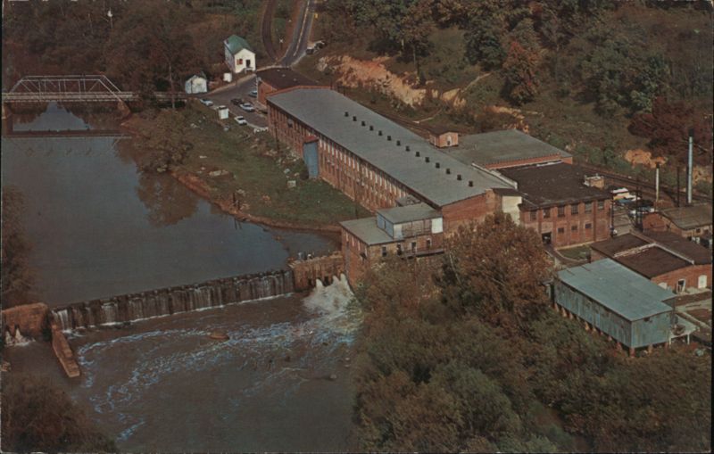 Textile Mill and Dam, Piedmont Carolinas Charlotte North Carolina