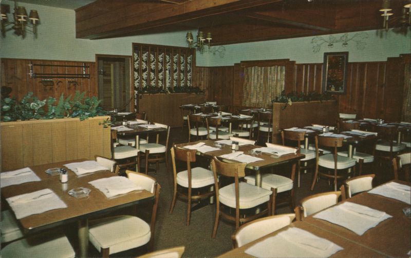 Twin Oaks Restaurant Oak Room Clarksburg West Virginia
