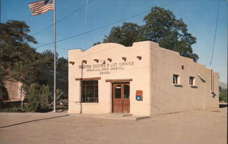 United States Post Office Mesilla New Mexico Franklin E. Schaaf