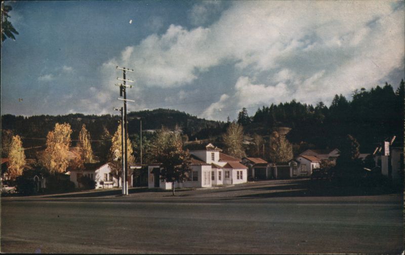 White Auto Court, U.S. Highway #101, Garberville, CA California