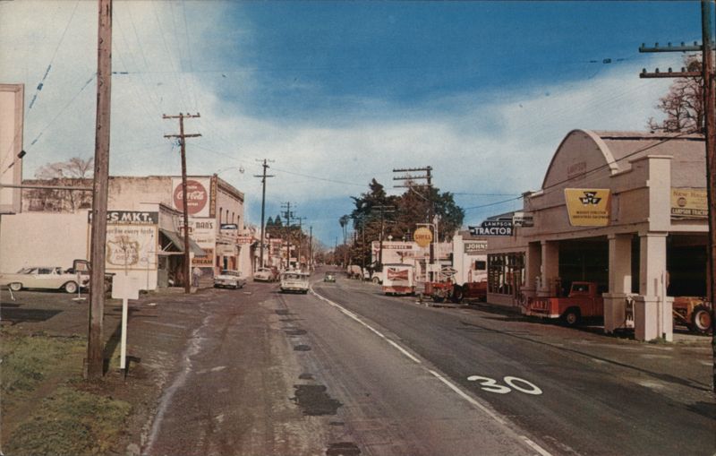 Street Scene, Geyserville, CA California