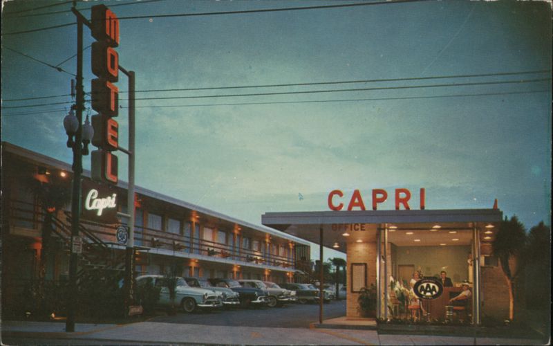 Capri Motel Exterior, New Orleans, LA Louisiana