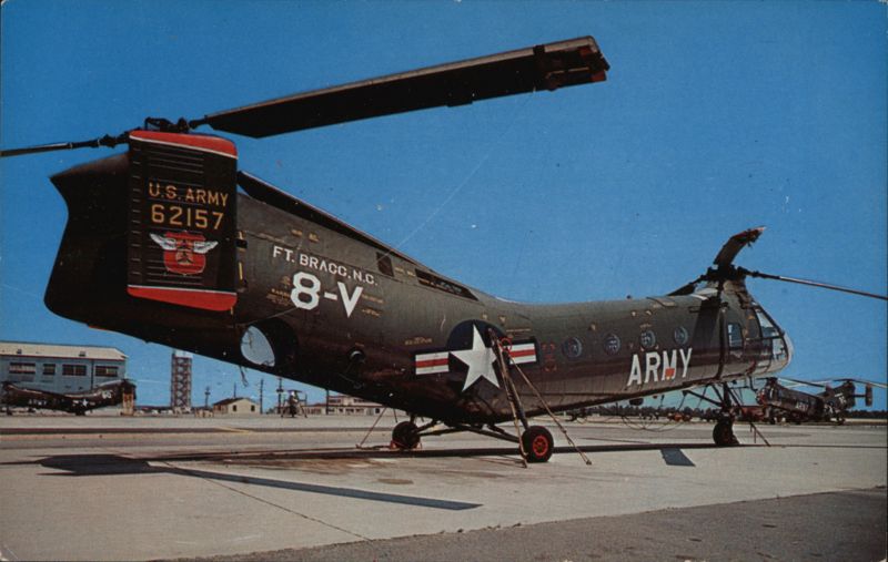 U.S. Army H-21 Helicopter 62157, Fort Bragg, NC North Carolina