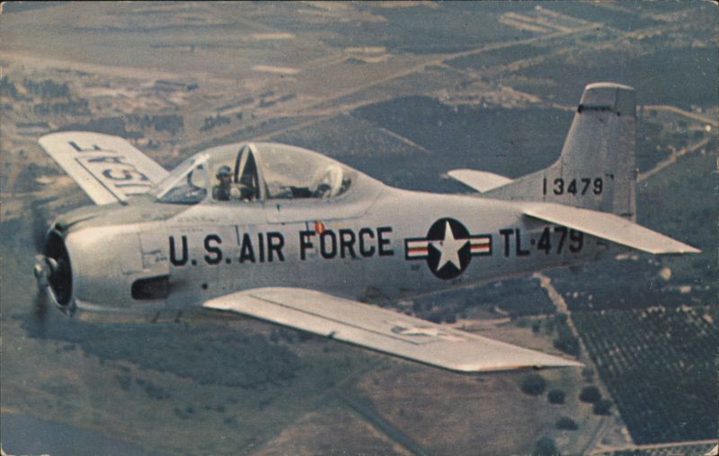 U.S. Air Force T28 Trainer Aircraft TL-479 John McDonald