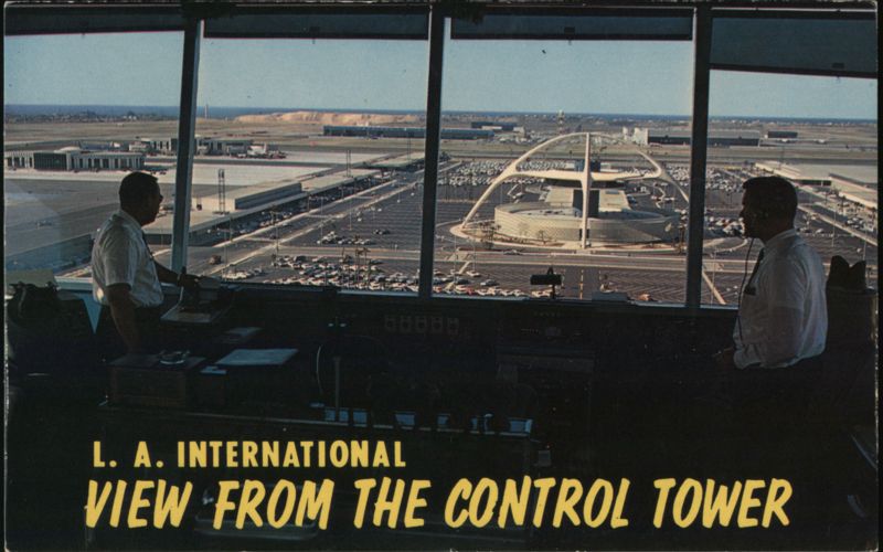 L. A. International - View from Control Tower Los Angeles California