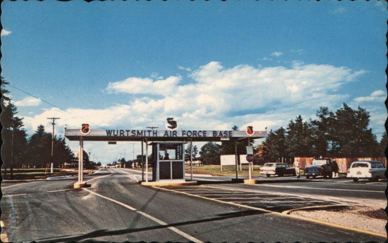 Entrance to Wurtsmith Air Force Base Oscoda Michigan