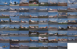 Lot of 63 BUCHairCARD Airplanes Commercial Aviation Postcard