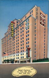 Hotel Century, New York City Postcard