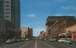 Yakima Avenue, Looking West, Yakima, WA Postcard