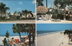 Sunglow Cottages & Apartment Motel, Redington Beach Postcard