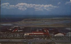 San Francisco International Airport, Aerial View Postcard