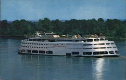 S.S. Admiral, Mississippi River, St. Louis, MO Postcard