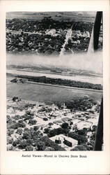 Aerial Views of Onawa, Iowa Postcard