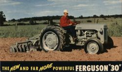 The New and Far More Powerful Ferguson "30" Tractor Postcard
