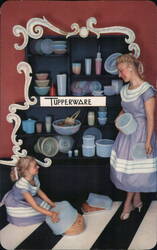 Tupperware Party Invitation with Lucky Key Offer Postcard