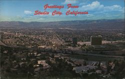 Studio City, CA: Universal City Complex & Sheraton Hotel Postcard