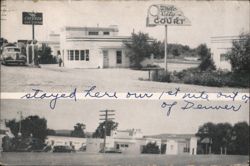 White City Court, Evanston, WY Postcard