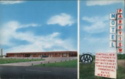Parkview Motel, Palco, KS Postcard