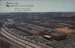 Fashionable Mission Valley Center, Hwy 80 & 395, San Diego Postcard