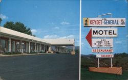 DeWitt's Keydet-General Motel, Lexington, VA Postcard
