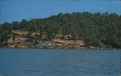 Tellman's Heated Dock, Lake of the Ozarks Postcard