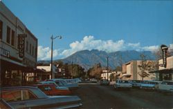 Downtown Business Area Postcard