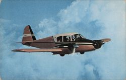 1957 Piper Apache Twin-Engine Aircraft Postcard