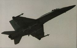 McDonnell Douglas CF-18A Hornet, Canadian Fighter Jet Postcard
