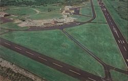 Broome County Airport, Binghamton, NY Postcard