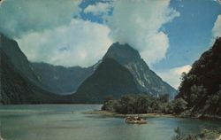 Milford Sound, South Island, New Zealand Postcard