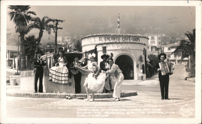 Spanish Entertainers, El Encanto Cafe, Avalon, CA California