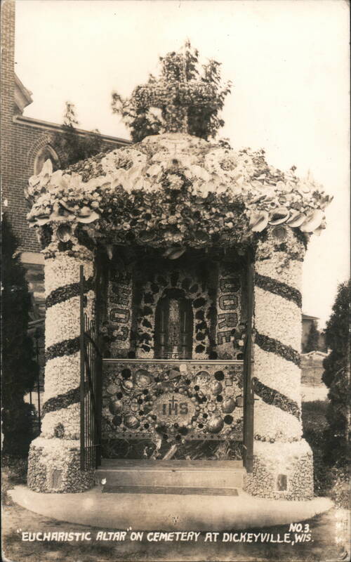 Eucharistic Altar on Cemetery, Dickeyville, WI Wisconsin