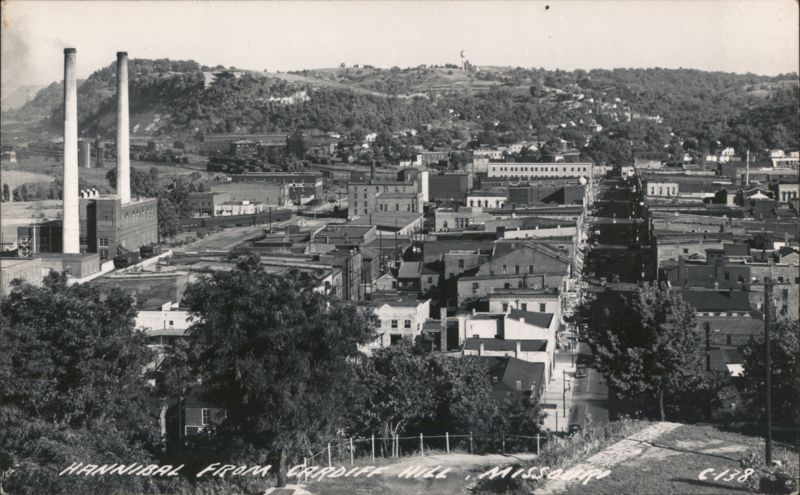 Hannibal from Cardiff Hill, Missouri