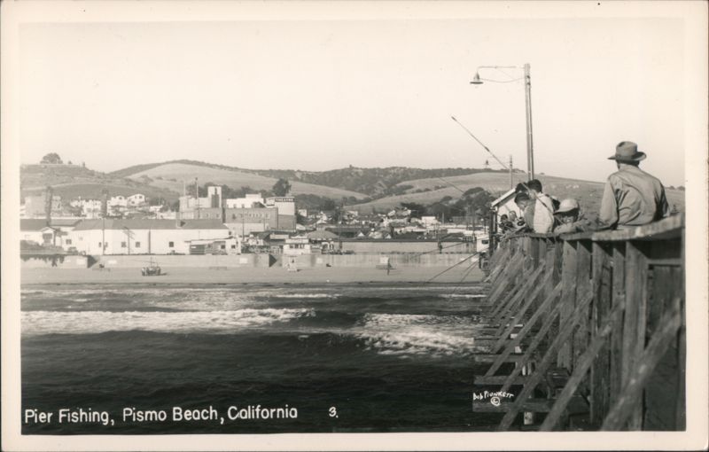Pier Fishing, Pismo Beach, California B.B. RICKETT