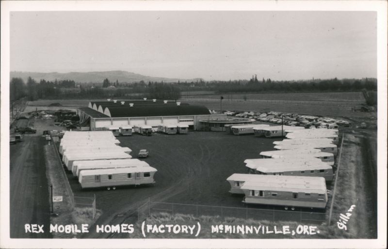 Rex Mobile Homes Factory, McMinnville, OR Oregon Gillen