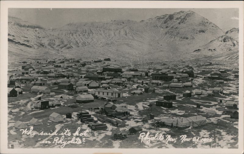 Rhyolite, Nevada, November 26, 1906 Frashers