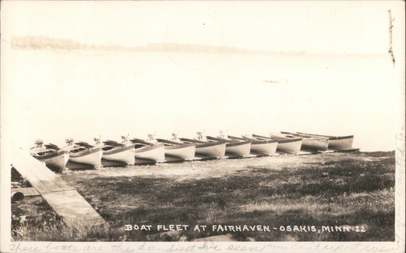 Boat Fleet at Fairhaven, Osakis, MN Minnesota