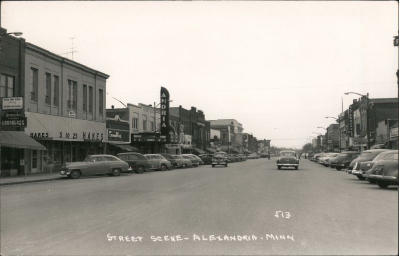 Street Scene, Alexandria, MN Minnesota