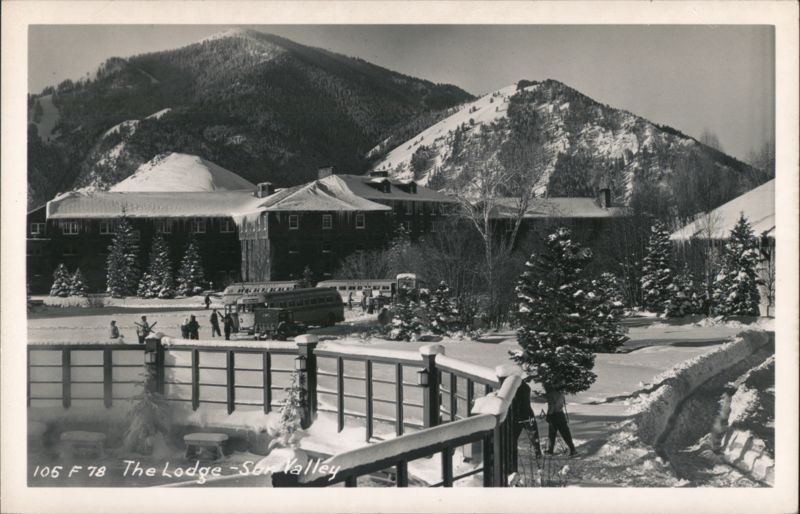 The Lodge, Sun Valley, Winter Mountain View Idaho
