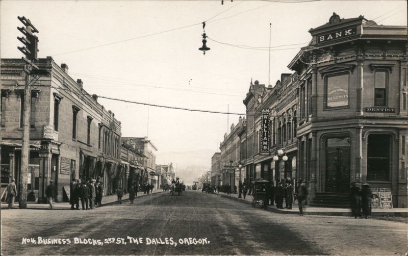 Business Blocks, 2nd St., The Dalles, Oregon