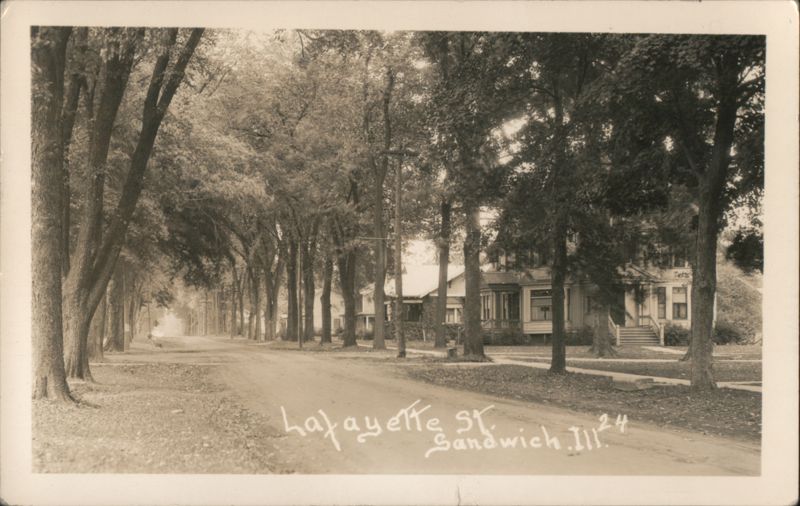 Lafayette Street, Sandwich, IL Illinois
