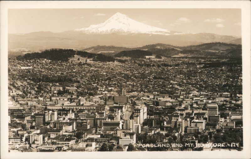 Portland and Mt. Hood, Oregon