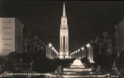 Court of Pacifica, C.G.I. Exposition '39 Postcard