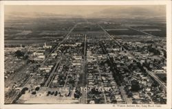 Aerial View, Fullerton, California Postcard