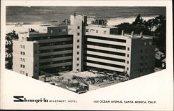 Shangri-la Apartment Hotel, Santa Monica, CA Postcard