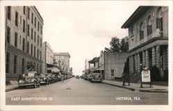 East Constitution St., Victoria, TX Postcard